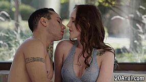 Hottie rides big dick