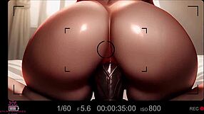 A black cock cums inside a gay man’s ass in this AI-generated porn.
