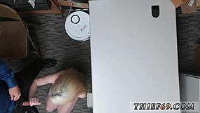 Cop strips teen thief!