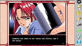 Retro visual novel with immoral anime hentai gameplay