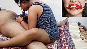 Indian Actress Strips Naked and Gives Blowjob