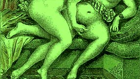 VINTAGE EROTIC ILLUSTRATION SHOWS CLASSIC HENTAI SCENE