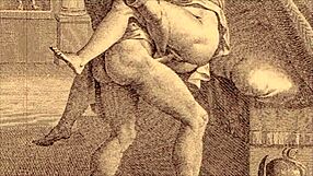 VINTAGE EROTIC ILLUSTRATION SHOWS CLASSIC HENTAI SCENE