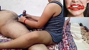 Indian Actress Strips Naked and Gives Blowjob