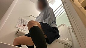 Japanese Amateur Touches Clitoris While Masturbating