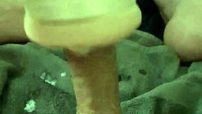 Intense Solo Fleshlight Wank Leads To Internal Creampie Cumshot