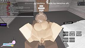 Roblox porn with big tits and anal