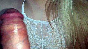 Wife Meets Husband In Sexy Outfit For Blowjob After Work