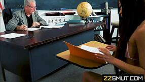 Teen Girl Screams While Fucking Professor In Class!