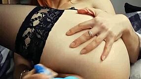 Teen Creampied by Monster Dildo