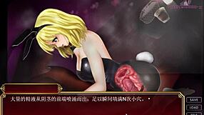 Black smith 12 hungry bunny girl on sofa