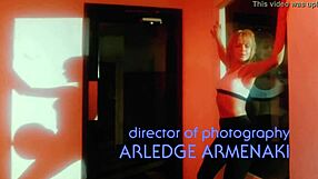 Yo, sexy nude blonde heating up the sauna! 🔥