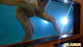 Latina Brunette Delivers Intense Underwater Blowjob To Ed Junior