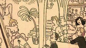 VINTAGE EROTIC ILLUSTRATION SHOWS CLASSIC HENTAI SCENE