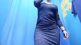 Narrative Real Russian milf changes clothes in hidden dressing room footage