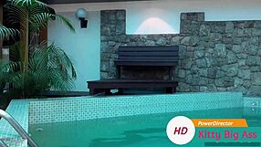 Watch This Hot Wife Suck and Fuck by the Pool!