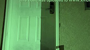 Couple drains two loads outside hotel room