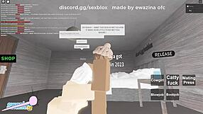 Roblox porn with big tits and anal