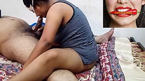 Indian Actress Strips Naked and Gives Blowjob