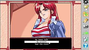 Retro visual novel with immoral anime hentai gameplay