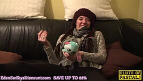 english sub slut gets footfucked and dominated