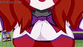 Chatting about circus baby's features in anime hentai scene