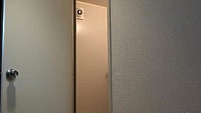 Beautiful girl refreshes in shower on hidden camera