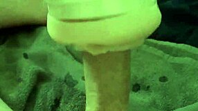 Intense Solo Fleshlight Wank Leads To Internal Creampie Cumshot