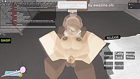 Roblox porn with big tits and anal