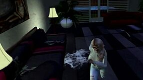 scream 25 parody with blowjob