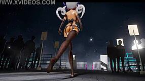 Alien striptease with MMD Mister Pink’s wild moves