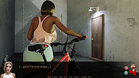 Blonde with big tits performs outdoor blowjob request