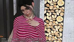 Surprise Handjob After Shower with Perfect Curvy Body