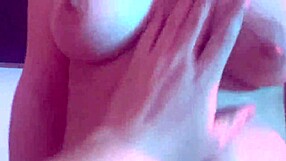 Oh, couple moaning in huge hairy orgasm with big natural tits!