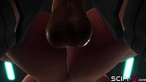 Sci-Fi Cyborg Restrains And Assfucks A Shaved Young Hottie In The Lab With Extreme BDSM