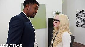 Flexible Blonde Kenzie Reeves Nailed By Big Cock Boss
