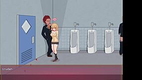 New transfer student cheats and fucks her teacher in hentai game