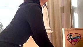 ava, the naughty medical secretary, teases in sexy lingerie.