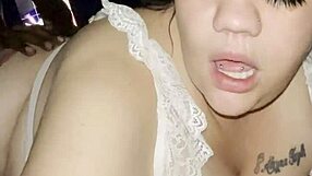 pounding my redhead bbw girlfriend's fat ass hard