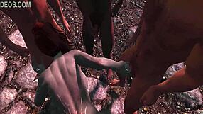 Hey, Irileth's banging those guards in Skyrim! 😏💥