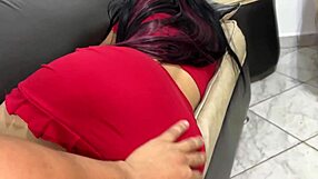 Stepfather Finds Stepson's Provocative Big Ass In Short Skirt