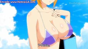 Beautiful Blonde Girl On The Beach Hentai