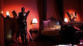 Perverted Sluts with Big Tits Love BDSM and Invite Guy for Threesome