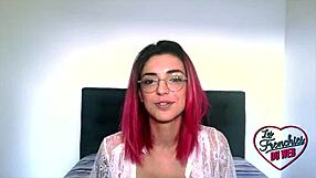 Is Leila The Slutty Redhead In Lingerie With Small Tits?