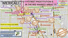 Street map of Mexicali's sex industry: brothels and callgirls