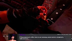 Big tits bounce as she gets fucked hard in 3D game