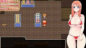 Getting that sexy red bikini from another girl in the countryside