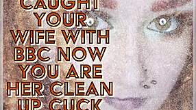Your wife has been found to be in an affair with a big black cock and you have become a cuckold