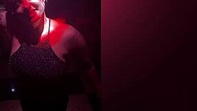 Blonde friend bent over for doggystyle at party