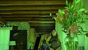 Dominatrix Mistress April caught slaves in secret kinky ebony assfucking.